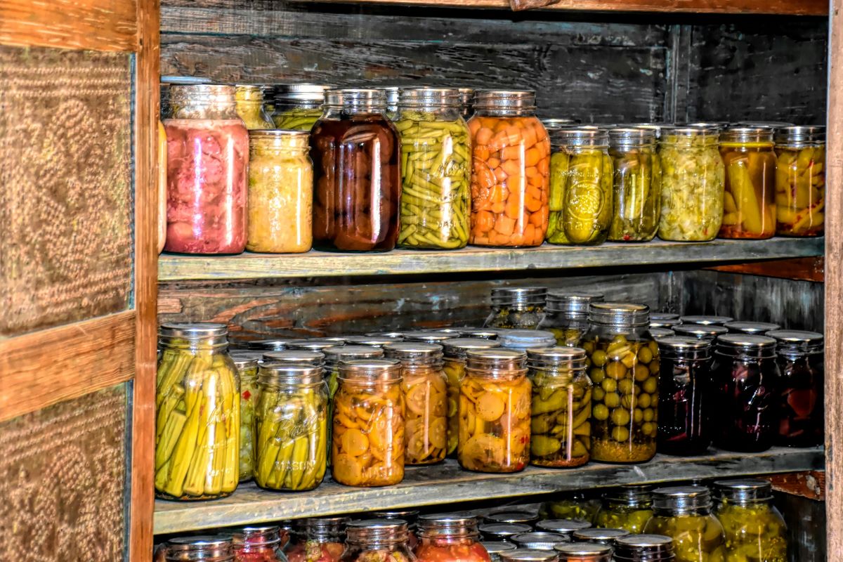 Canning helps you save your produce by storage